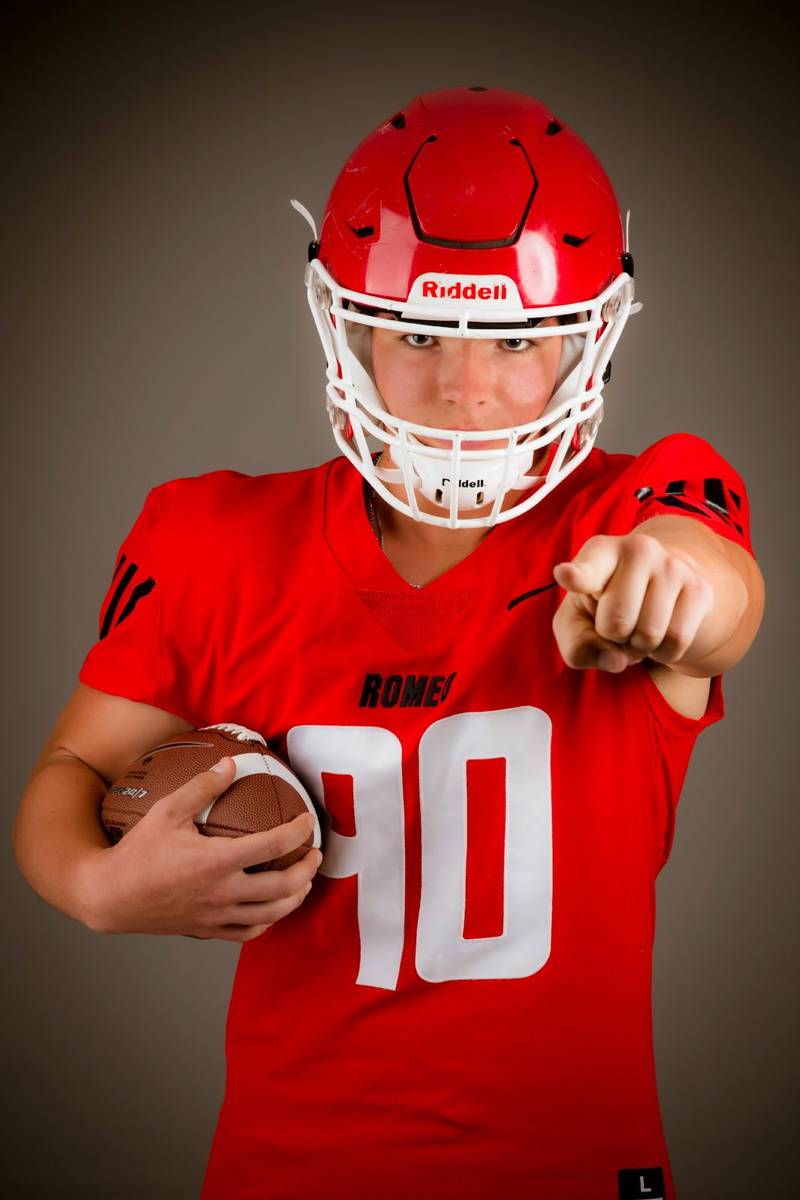 Michigan high school football player photo