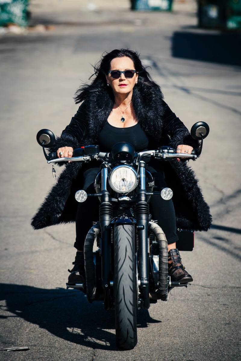 karla waterhouse on her bike