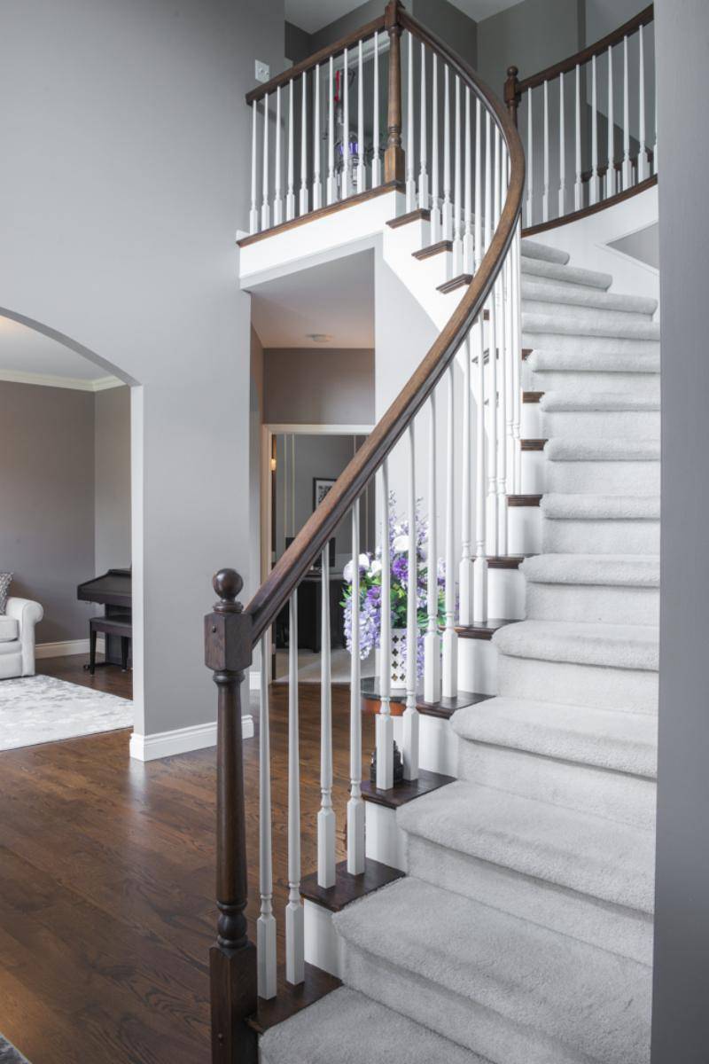 photo of stairs in a private house