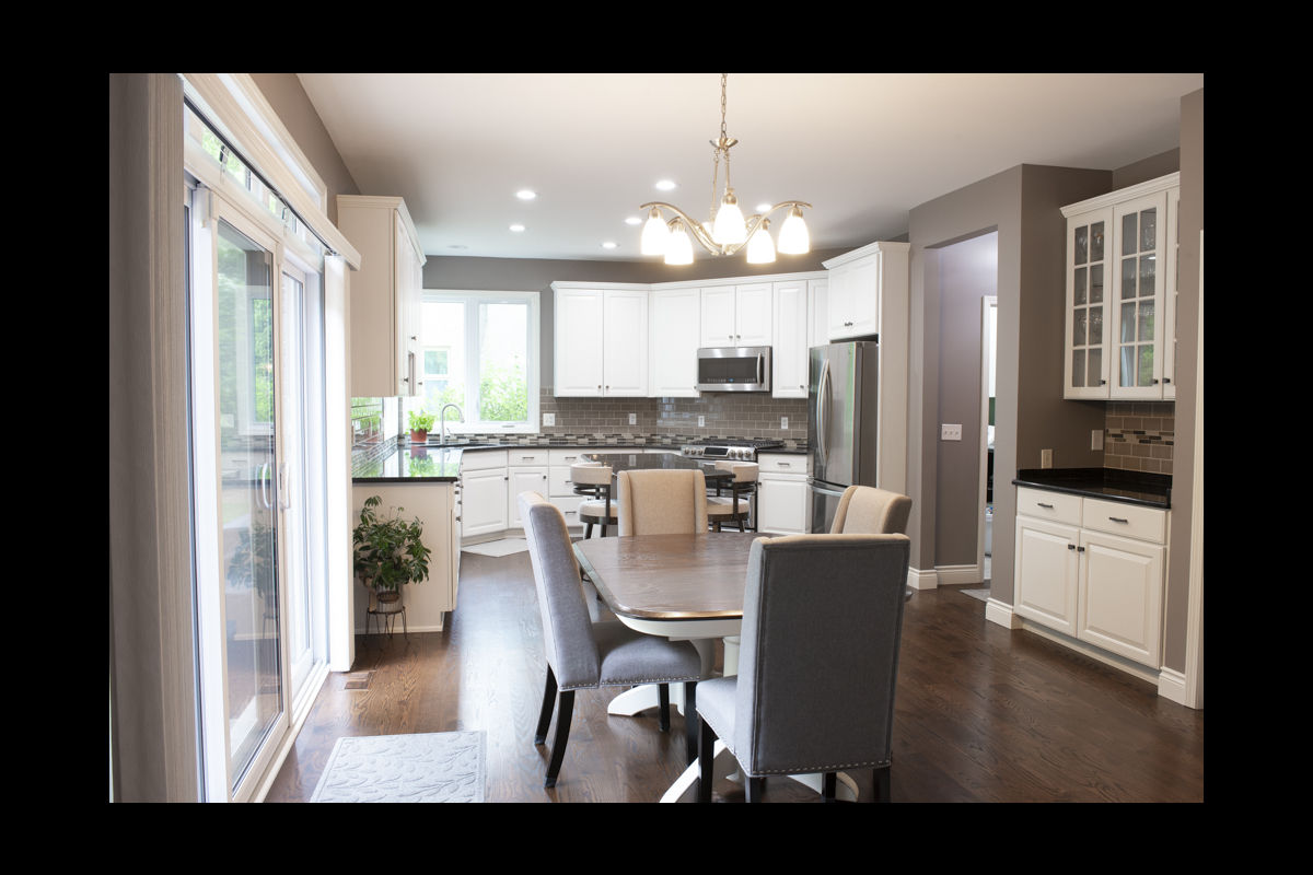 real estate kitchen of a house cleaned after lease