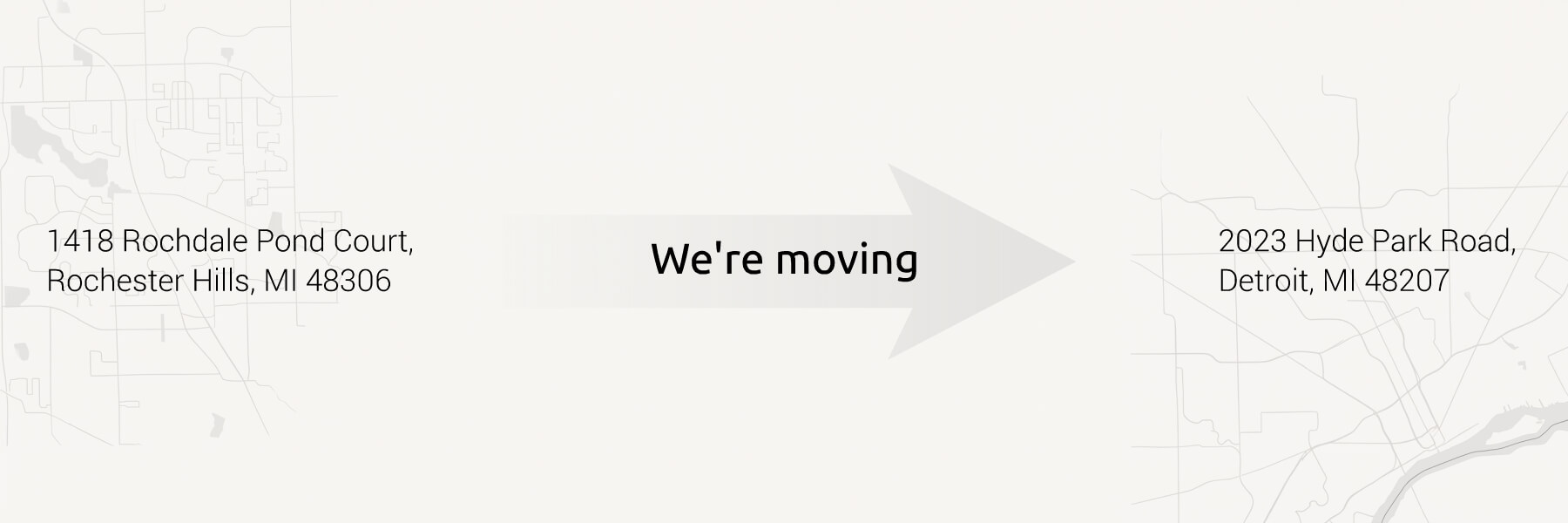 we are moving